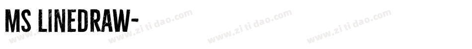MS LineDraw字体转换